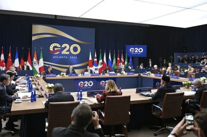 Pertemuan para menteri luar negeri negara anggota G20 di Atlanta Amerika Serikat